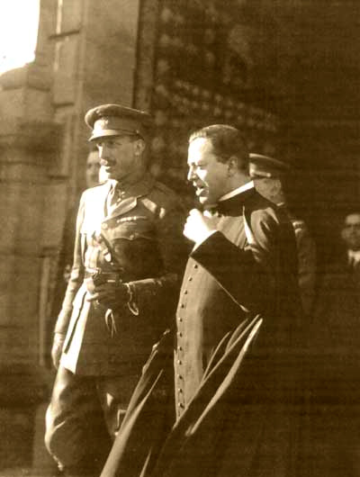 El SD Agustín Rodríguez con Alfonso XIII