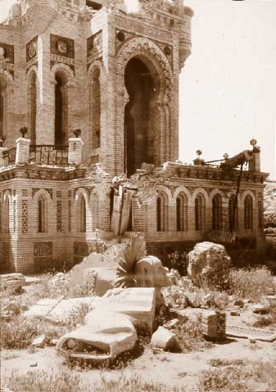 Monumento al Corazón de Jesús en la Vega destrozado en 1936