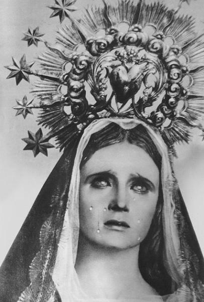 035.jpg - La Virgen de las lágrimas de Mena, que desapareció tras el incedio de la iglesia de los Mártires en Málaga.